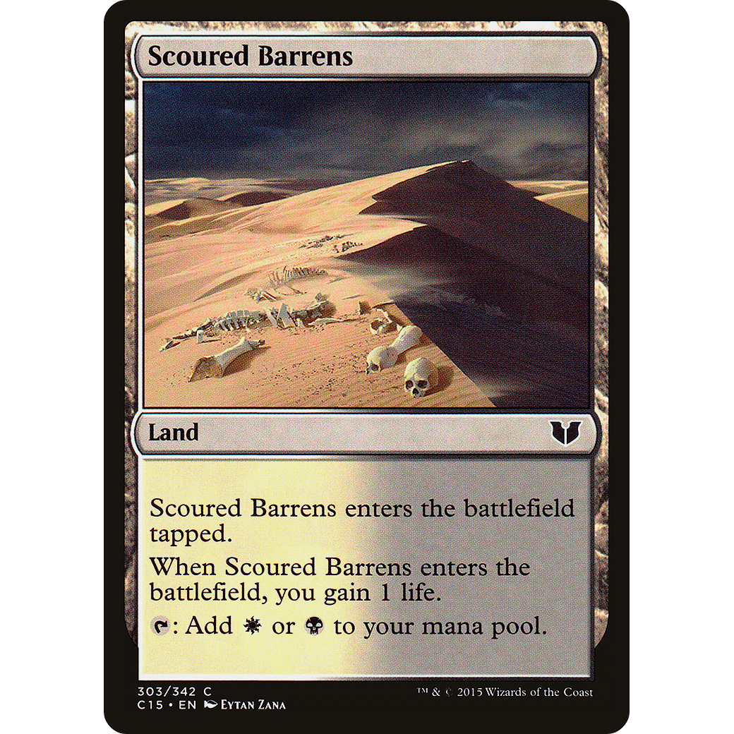 Scoured Barrens (C15-303) - Commander 2015