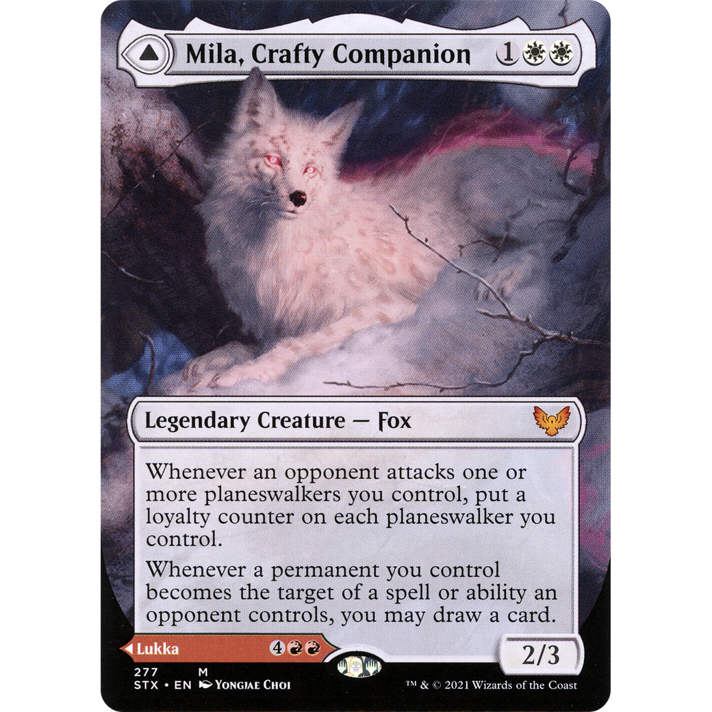 Mila, Crafty Companion (Borderless) (STX-277) - Strixhaven: School of Mages (Borderless) Foil