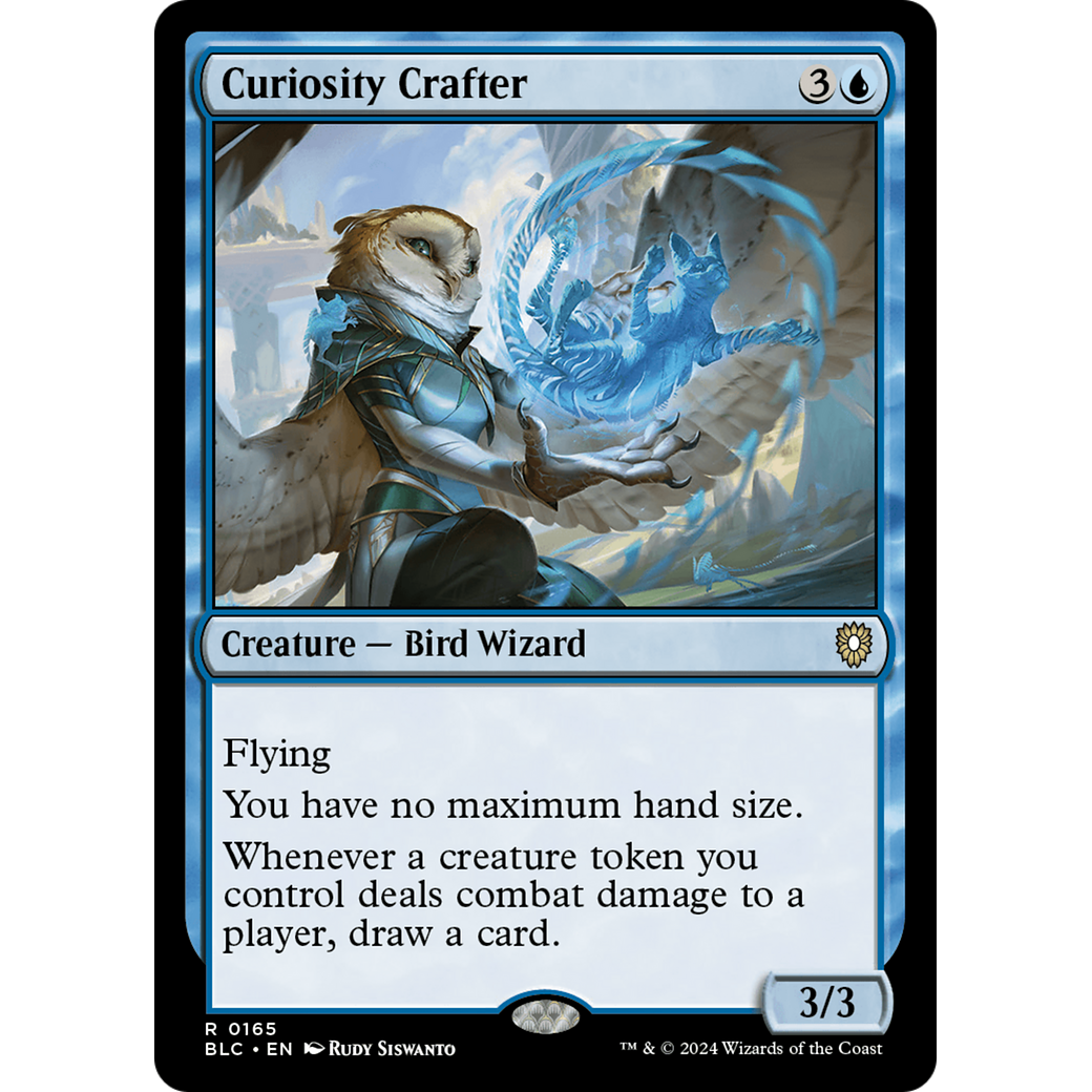 Curiosity Crafter (BLC-165) - Bloomburrow Commander