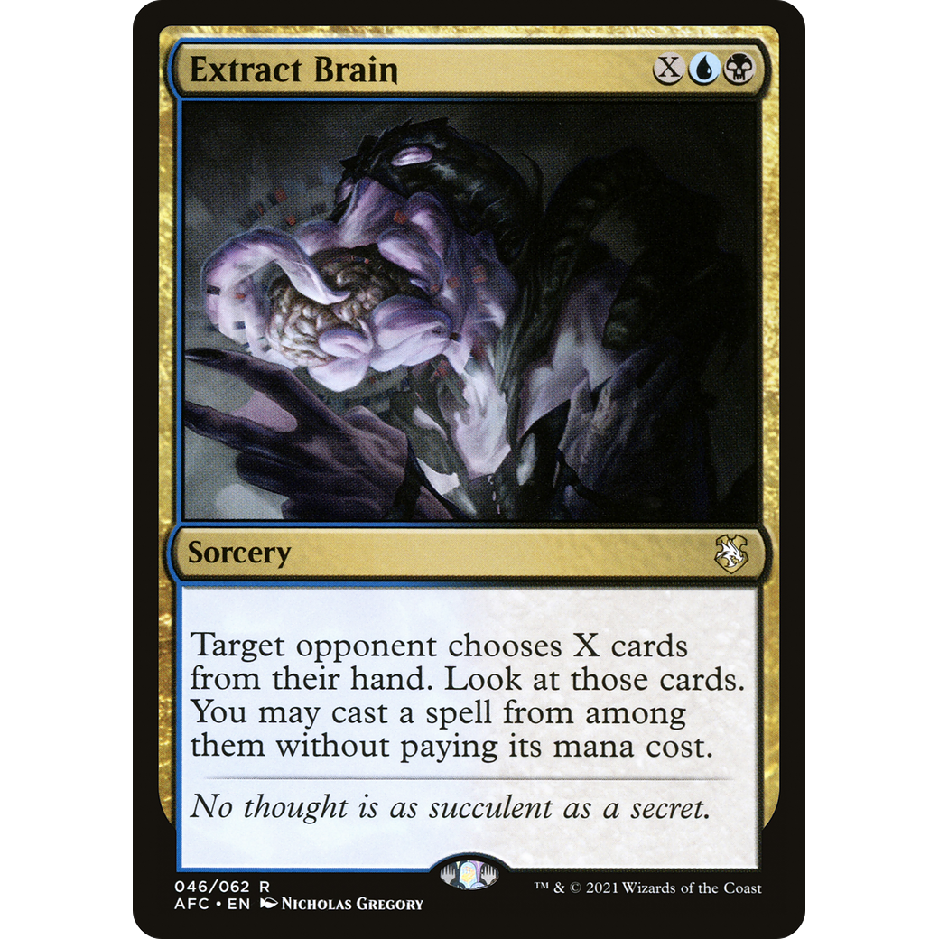 Extract Brain (AFC-046) - Forgotten Realms Commander