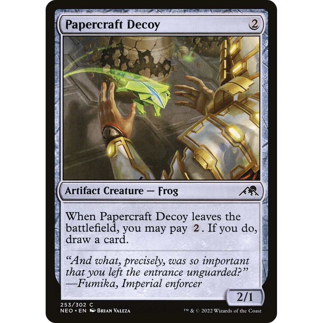 Papercraft Decoy (NEO-253) - Kamigawa: Neon Dynasty Foil