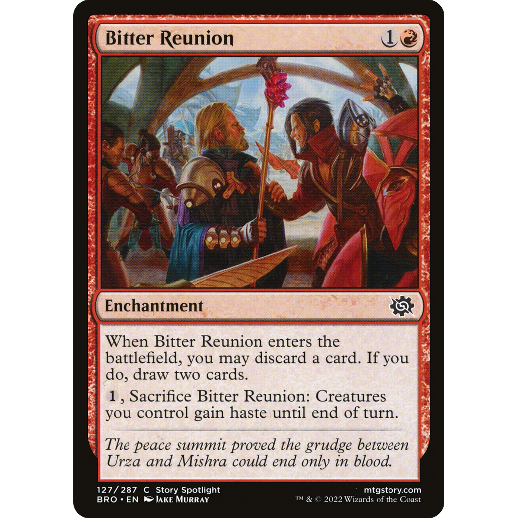 Bitter Reunion (BRO-127) - The Brothers' War Foil