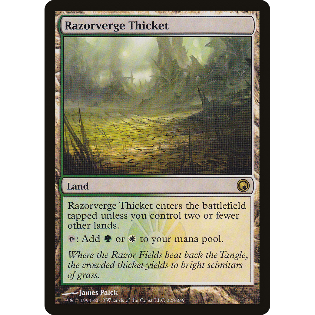 Razorverge Thicket (SOM-228) - Scars of Mirrodin