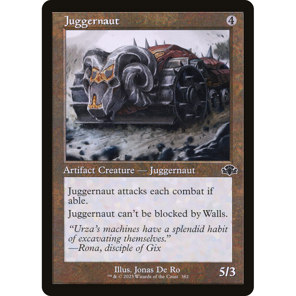 Juggernaut (Retro Frame) (DMR-382) - Dominaria Remastered Foil