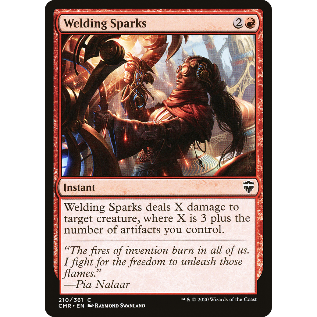 Welding Sparks (CMR-210) - Commander Legends Foil