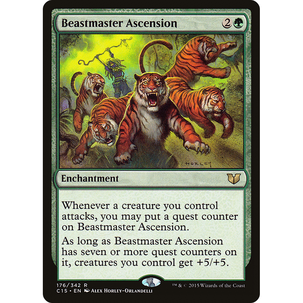 Beastmaster Ascension (C15-176) - Commander 2015