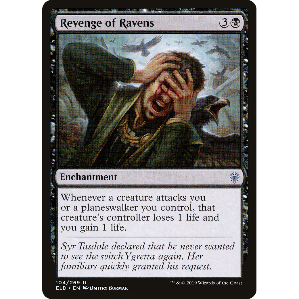 Revenge of Ravens (ELD-104) - Throne of Eldraine Foil