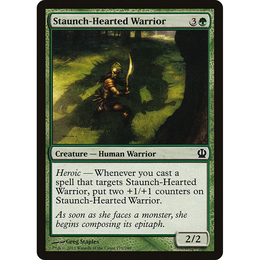 Staunch-Hearted Warrior (THS-179) - Theros