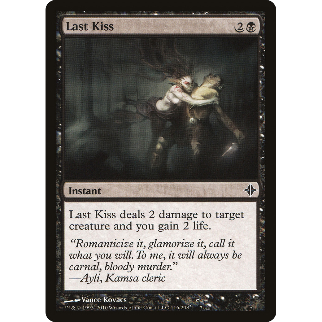 Last Kiss (ROE-116) - Rise of the Eldrazi Foil