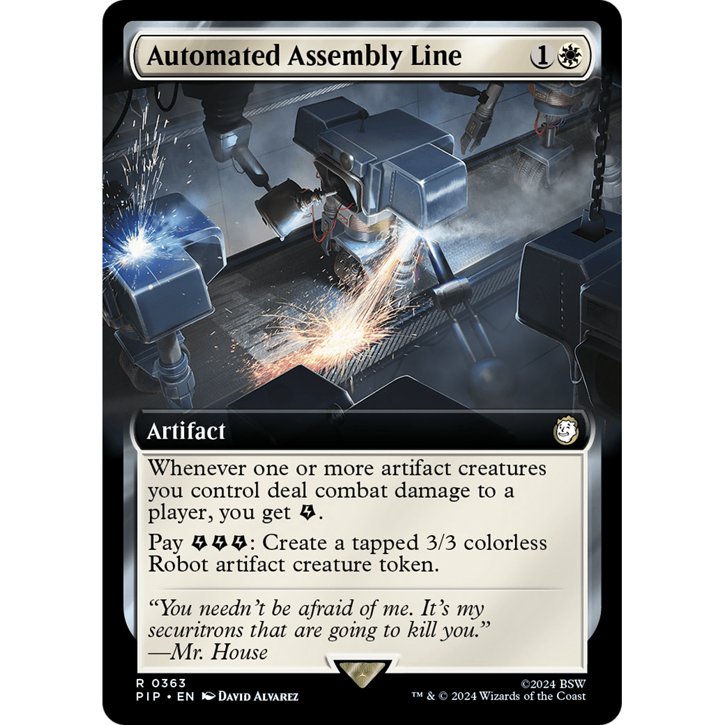 Automated Assembly Line (PIP-363) - Fallout: (Extended Art) Foil