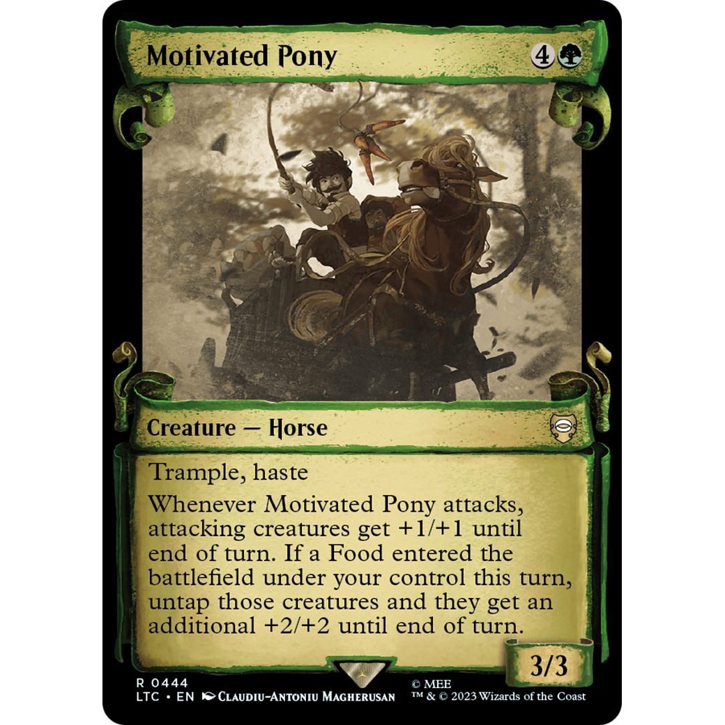 Motivated Pony (LTC-444) - Tales of Middle-earth Commander: (Showcase) Foil