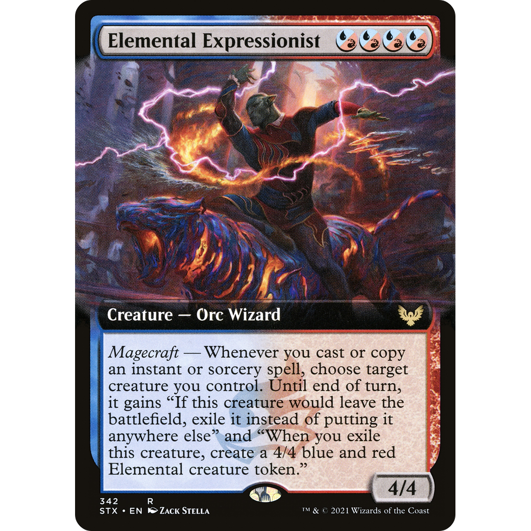 Elemental Expressionist (Extended Art) (STX-342) - Strixhaven: School of Mages: (Extended Art)