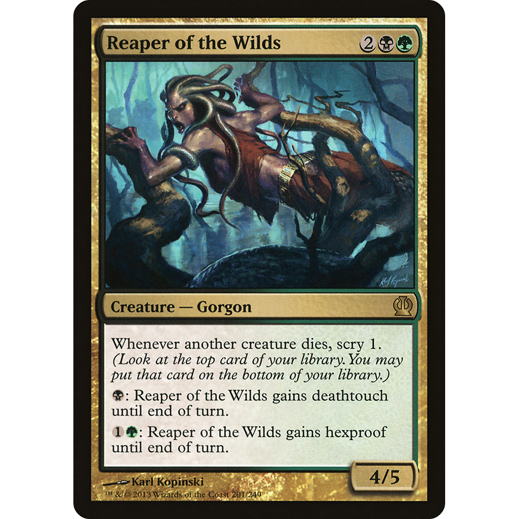 Reaper of the Wilds (THS-201) - Theros Foil