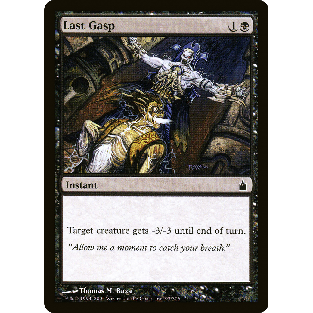 Last Gasp (RAV-093) - Ravnica: City of Guilds