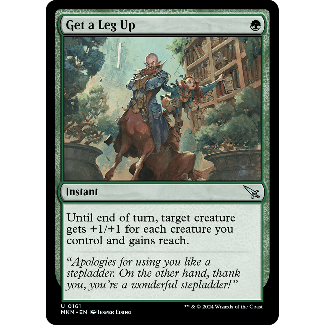 Get a Leg Up (MKM-161) - Murders at Karlov Manor Foil