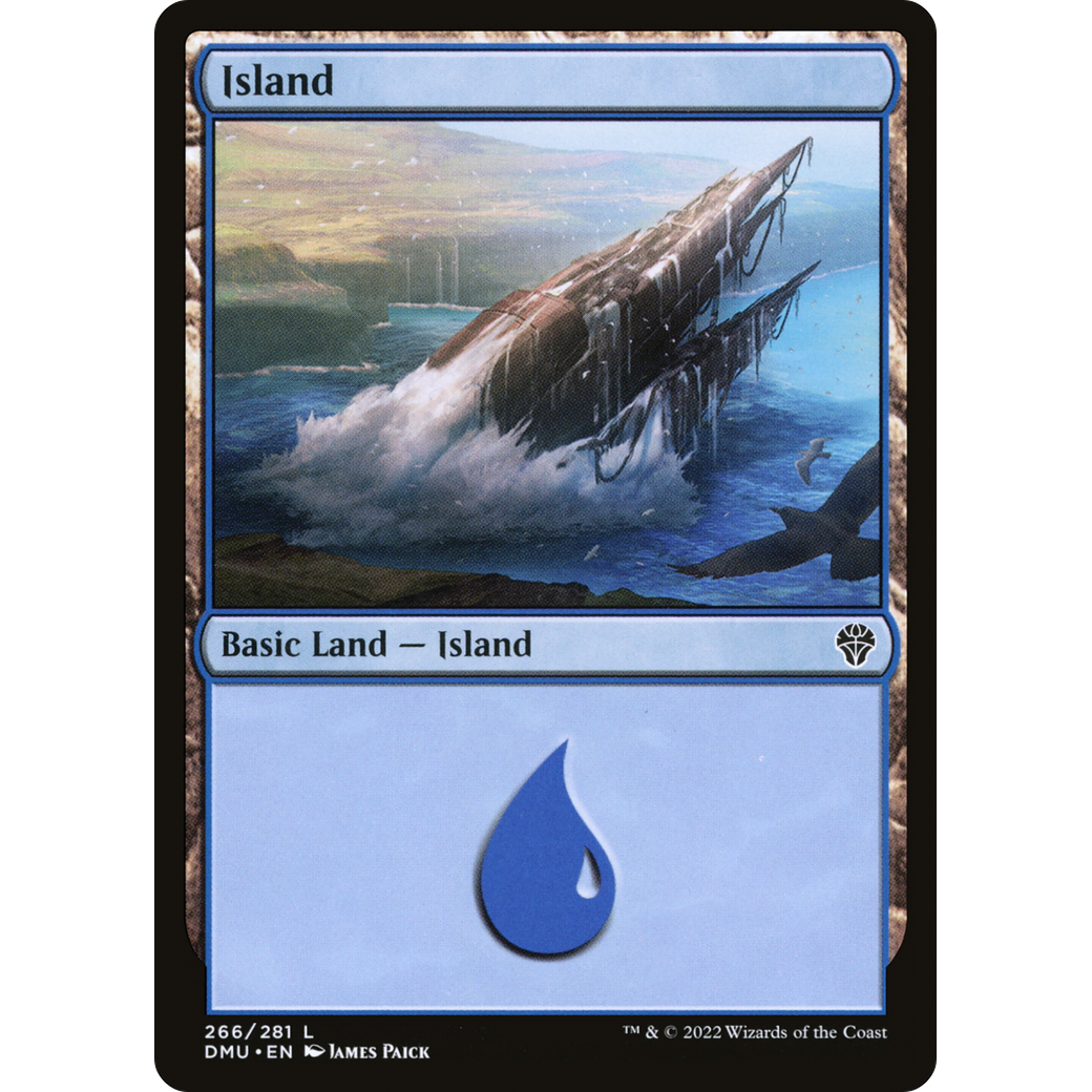 Island (266) (DMU-266) - Dominaria United Foil