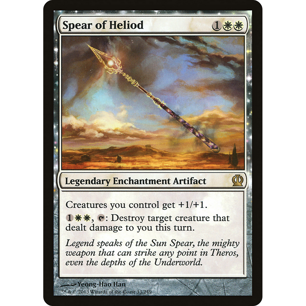 Spear of Heliod (THS-033) - Theros: (enchantment)