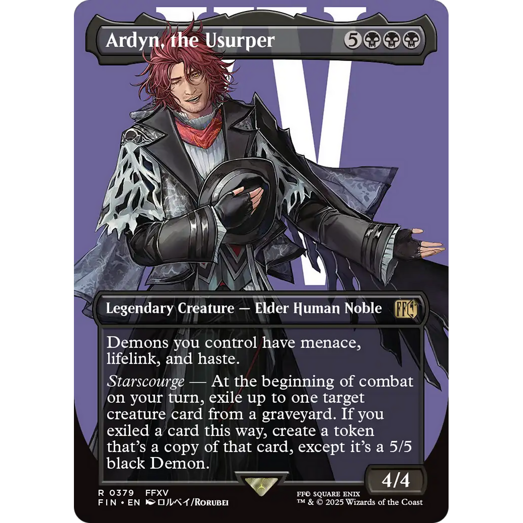 Ardyn, the Usurper (Borderless) (0379) (FIN-379) - FINAL FANTASY (Borderless) Foil