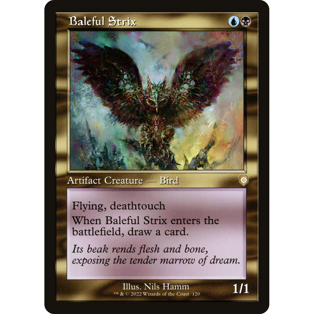 Baleful Strix (Retro Frame) (BRC-120) - The Brothers' War Commander