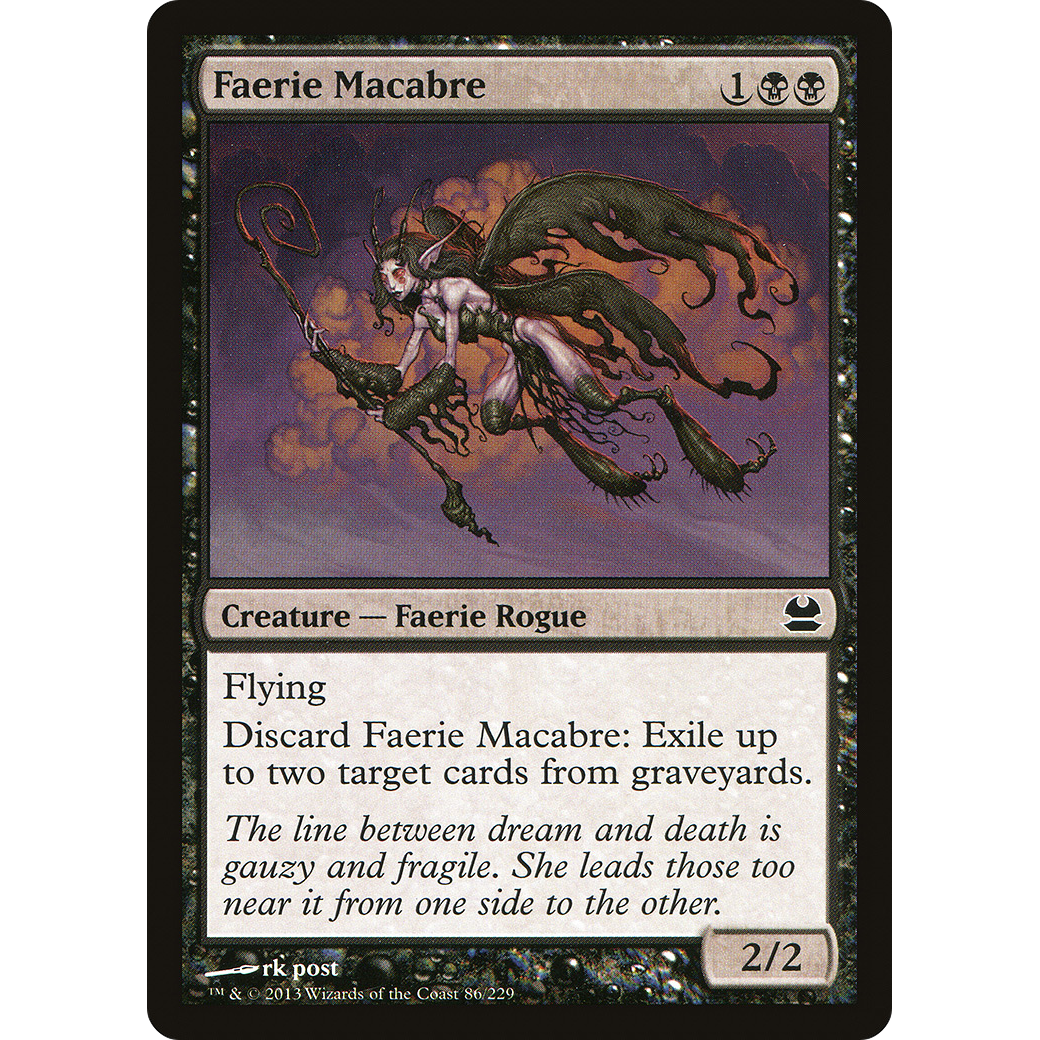 Faerie Macabre (MMA-086) - Modern Masters Foil