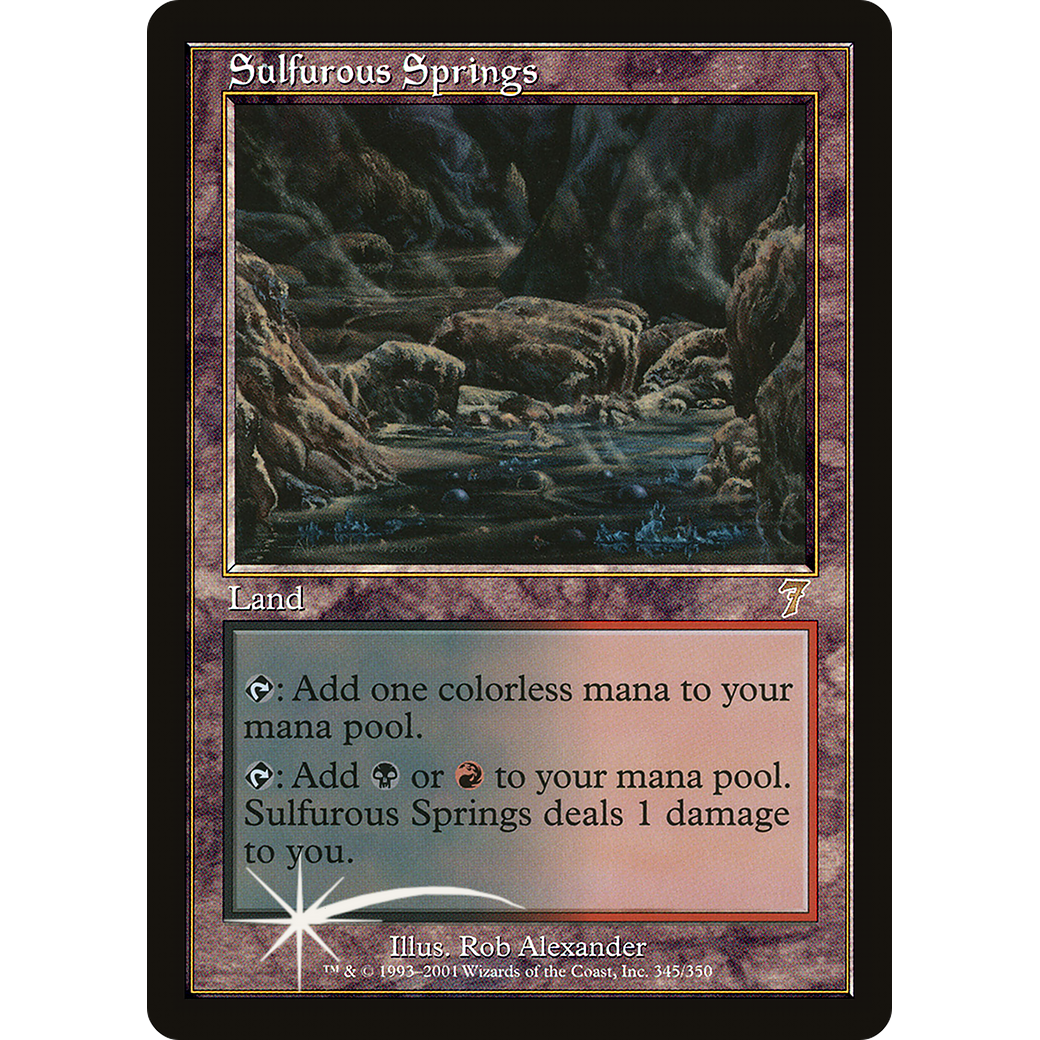 Sulfurous Springs (7ED-345) - 7th Edition