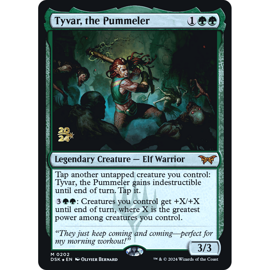 Tyvar, the Pummeler (PRE-202S) - Duskmourn: House of Horror Promos Foil