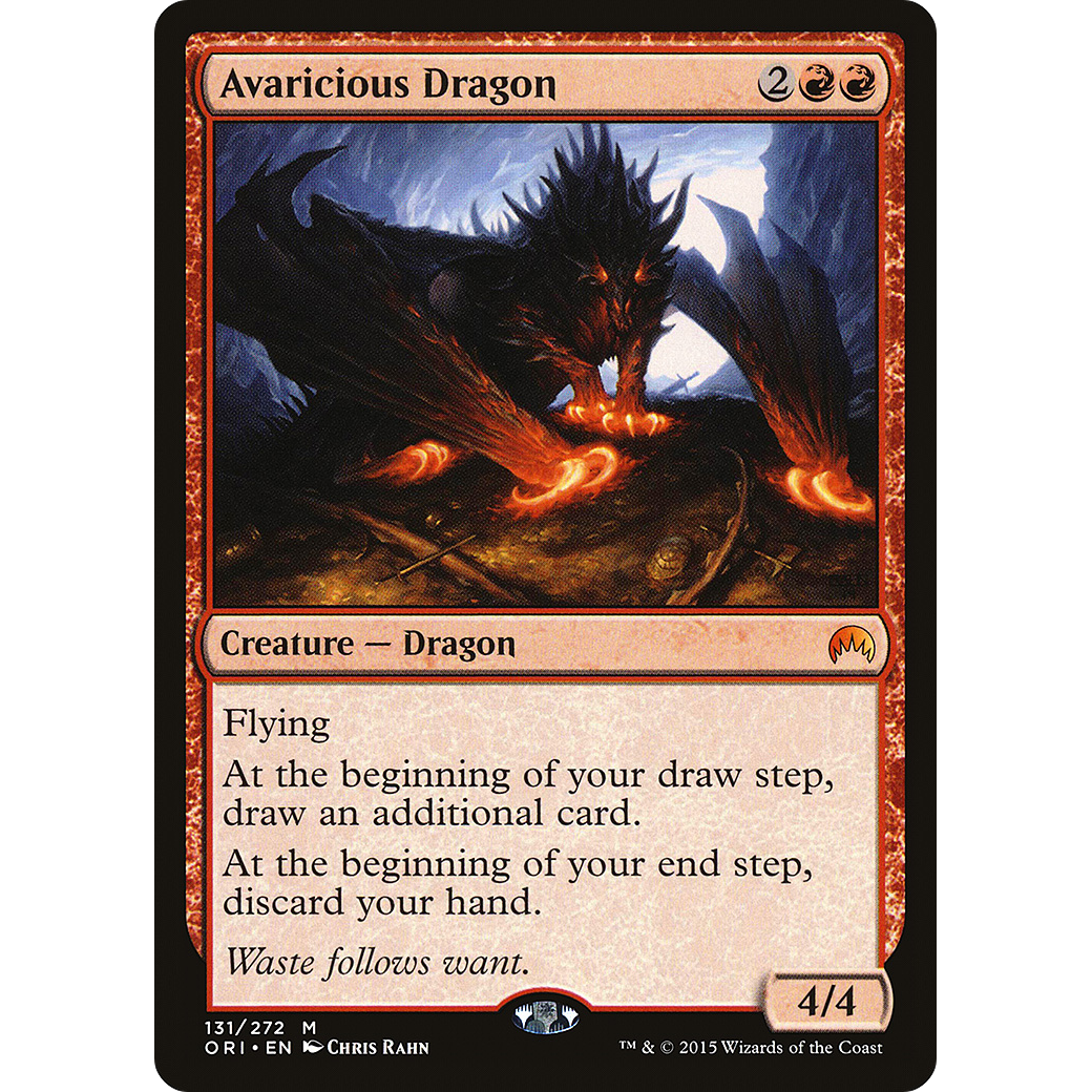 Avaricious Dragon (ORI-131) - Magic Origins