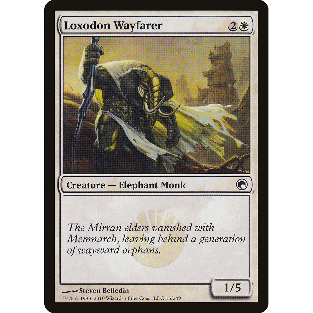 Loxodon Wayfarer (SOM-015) - Scars of Mirrodin