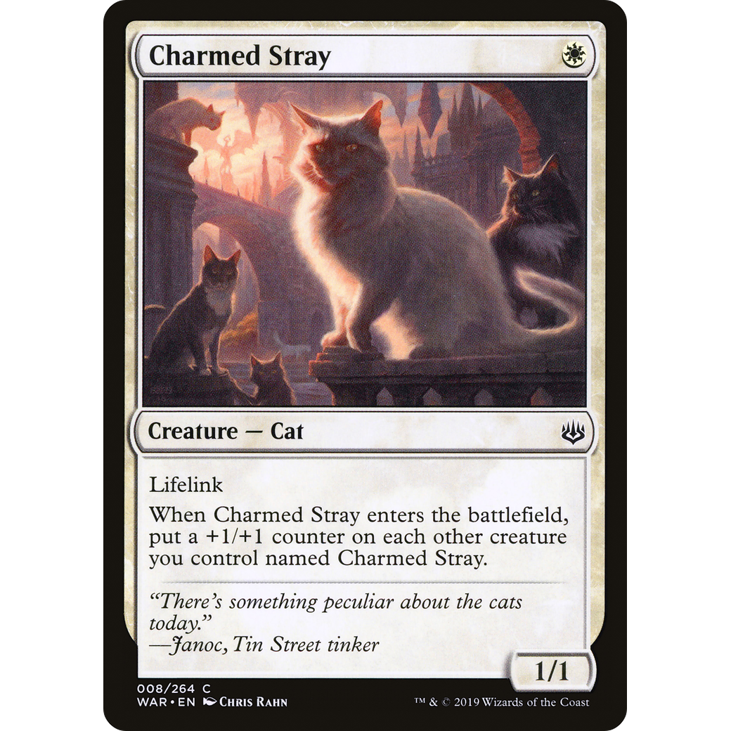 Charmed Stray (WAR-008) - War of the Spark Foil
