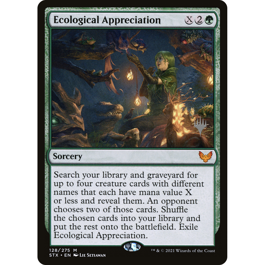 Ecological Appreciation (PPSTX-128) - Strixhaven: School of Mages Promos
