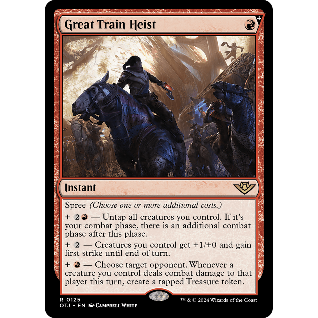 Great Train Heist (OTJ-125) - Outlaws of Thunder Junction: (spree)