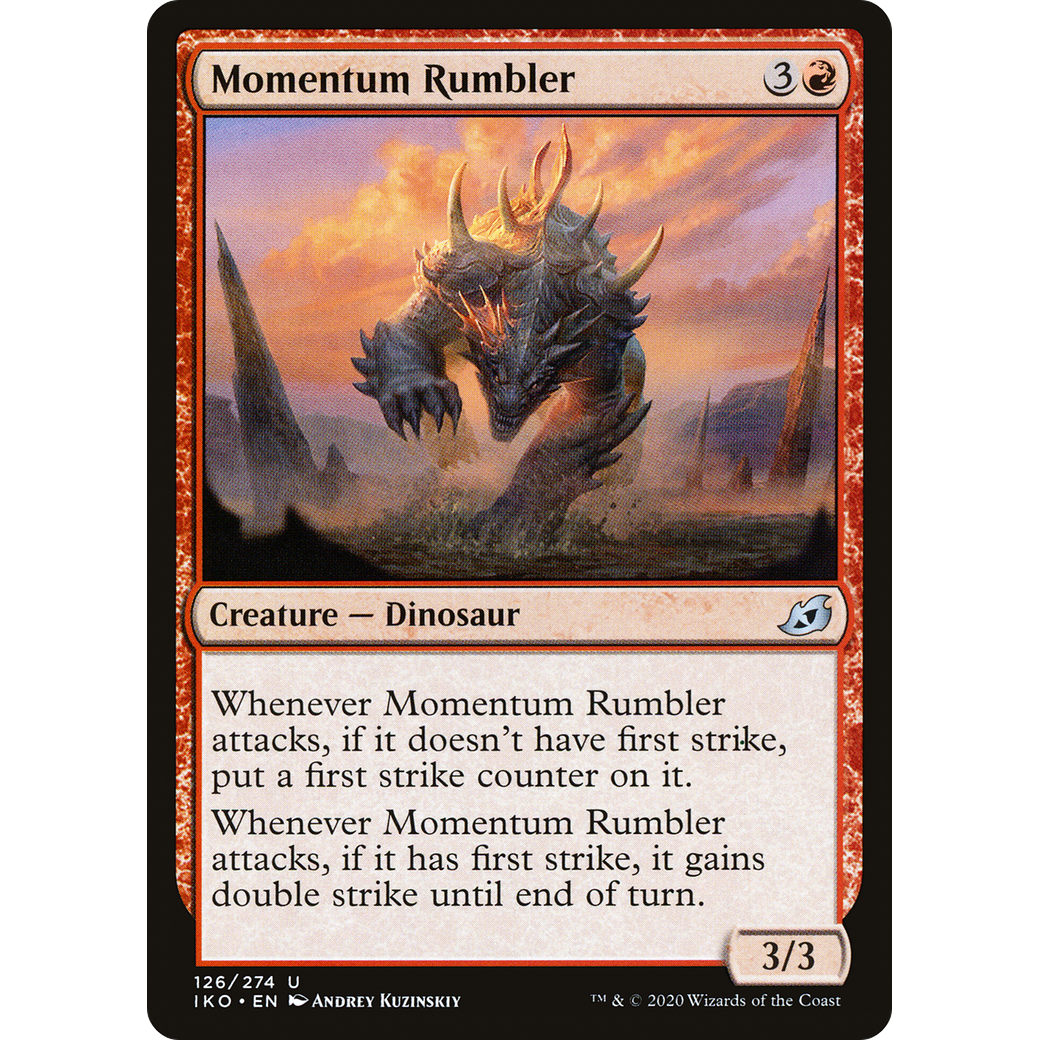 Momentum Rumbler (IKO-126) - Ikoria: Lair of Behemoths Foil