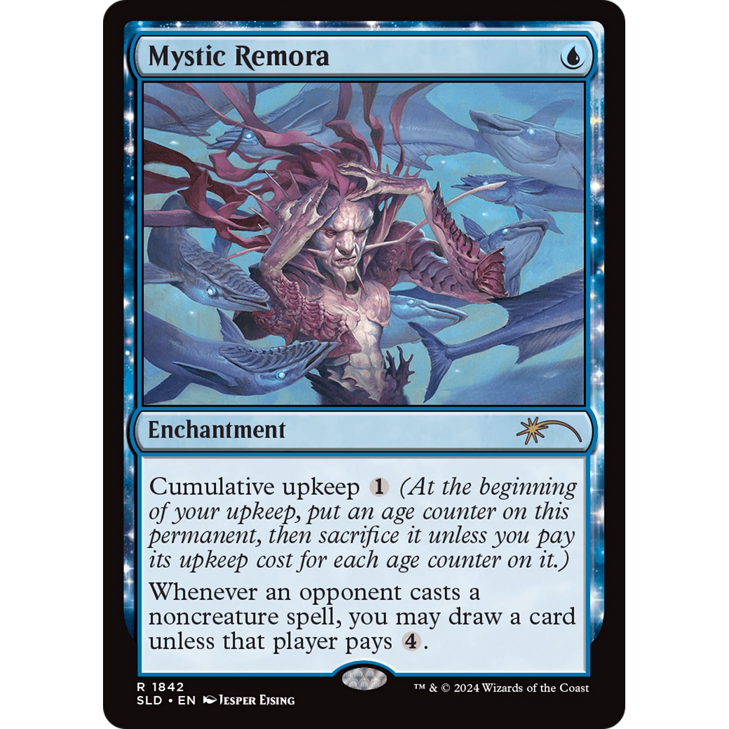 Mystic Remora (SLD-1842) - Secret Lair Drop: (enchantment)