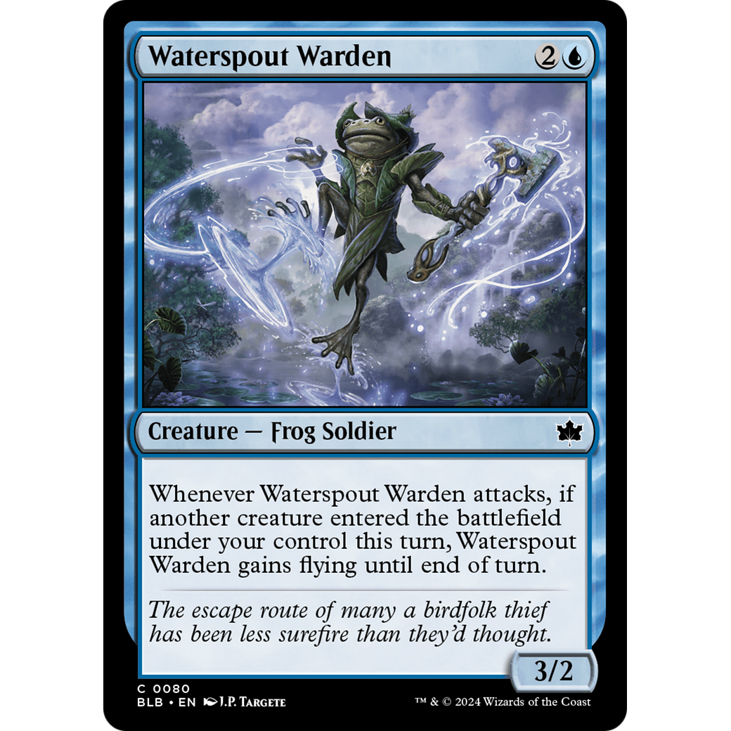 Waterspout Warden (BLB-080) - Bloomburrow Foil