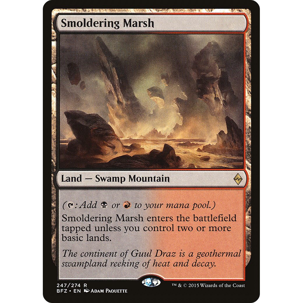 Smoldering Marsh (BFZ-247) - Battle for Zendikar
