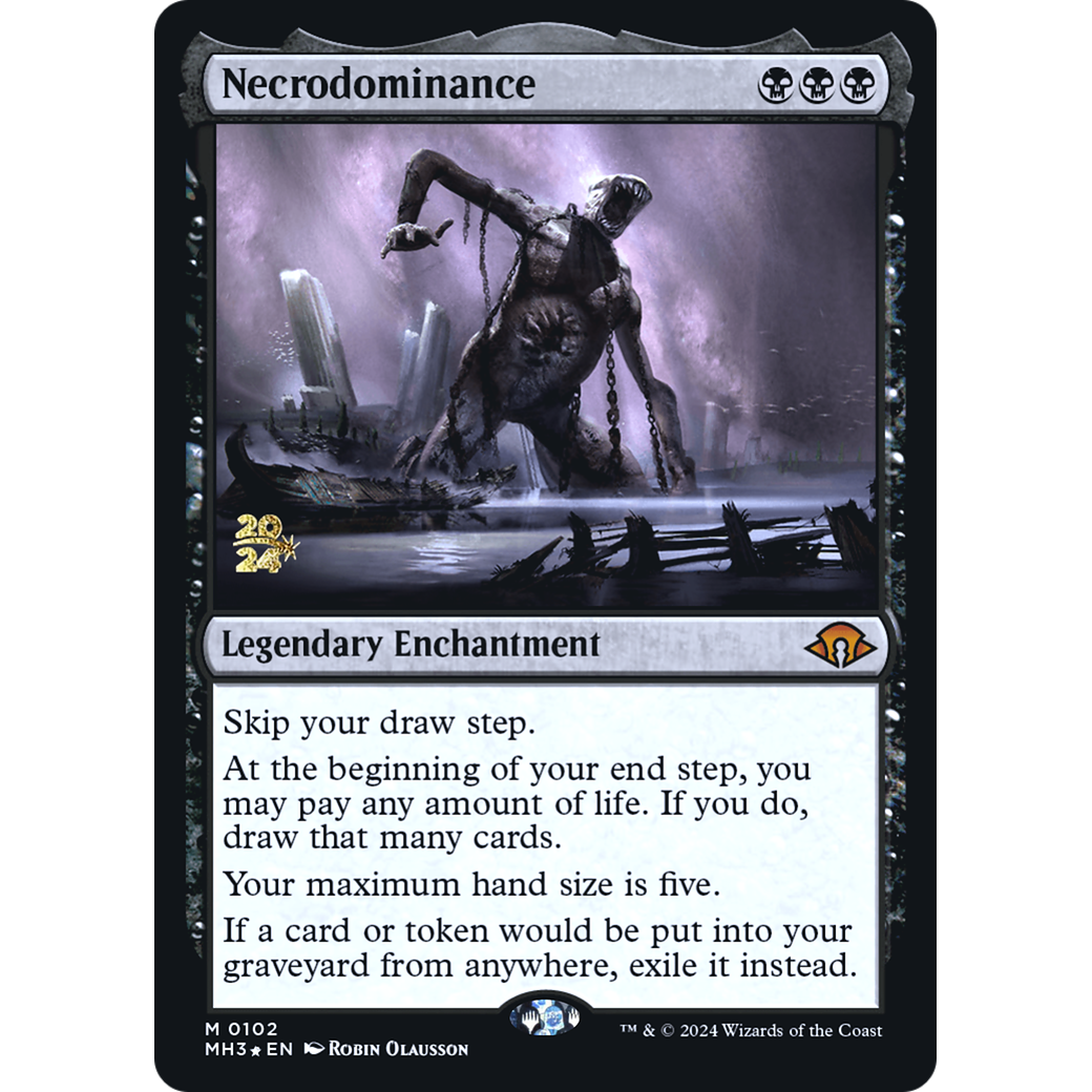 Necrodominance (PRE-102S) - Modern Horizons 3 Promos Foil