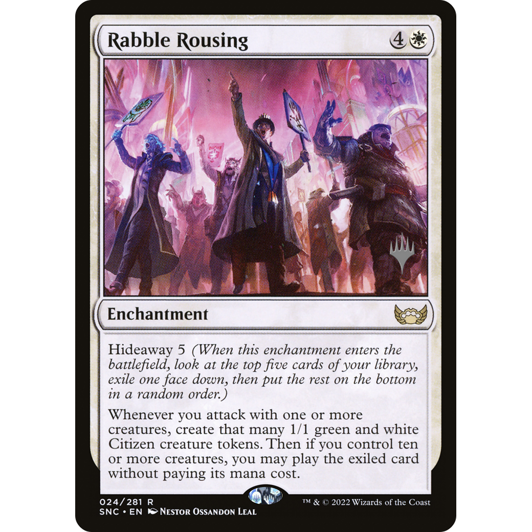 Rabble Rousing (PPSNC-024) - Streets of New Capenna Promos