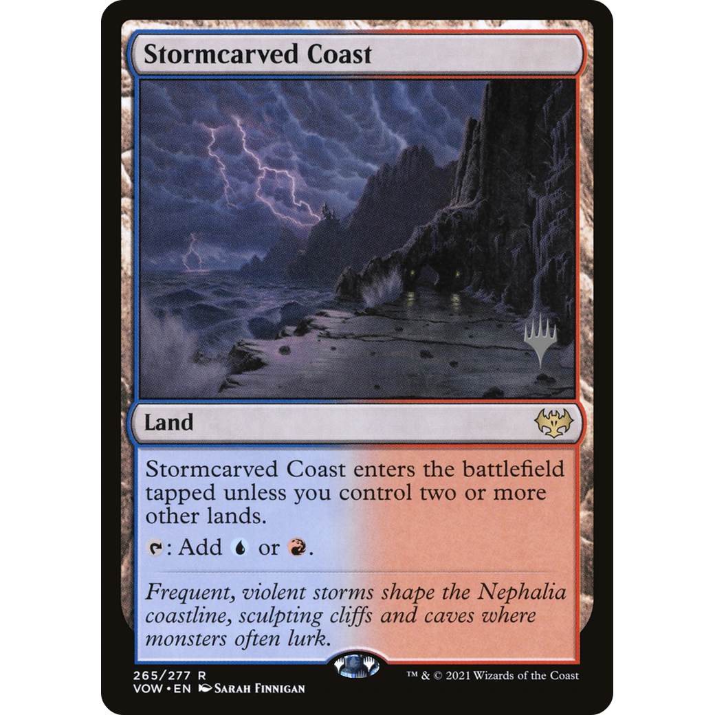 Stormcarved Coast (PPDMU-265) - Innistrad: Crimson Vow Promos