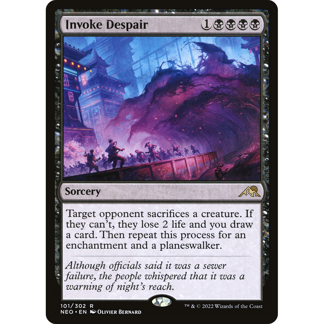 Invoke Despair (NEO-101) - Kamigawa: Neon Dynasty