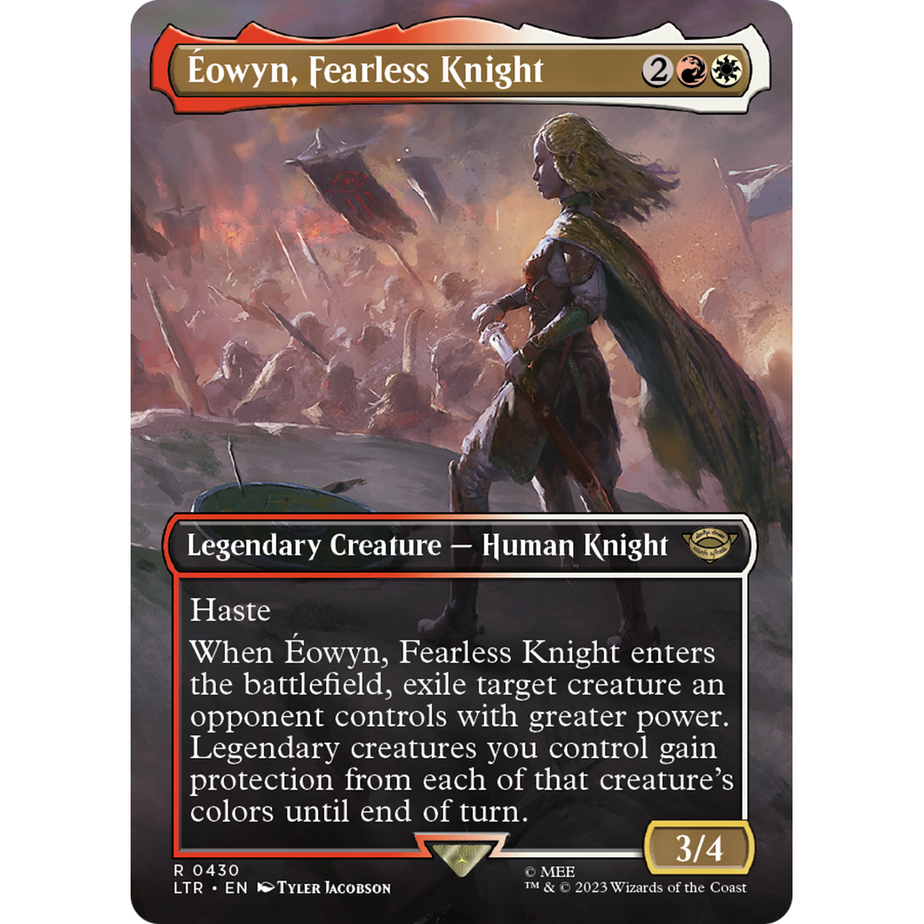 Éowyn, Fearless Knight (LTR-430) - The Lord of the Rings: Tales of Middle-earth (Borderless) Foil
