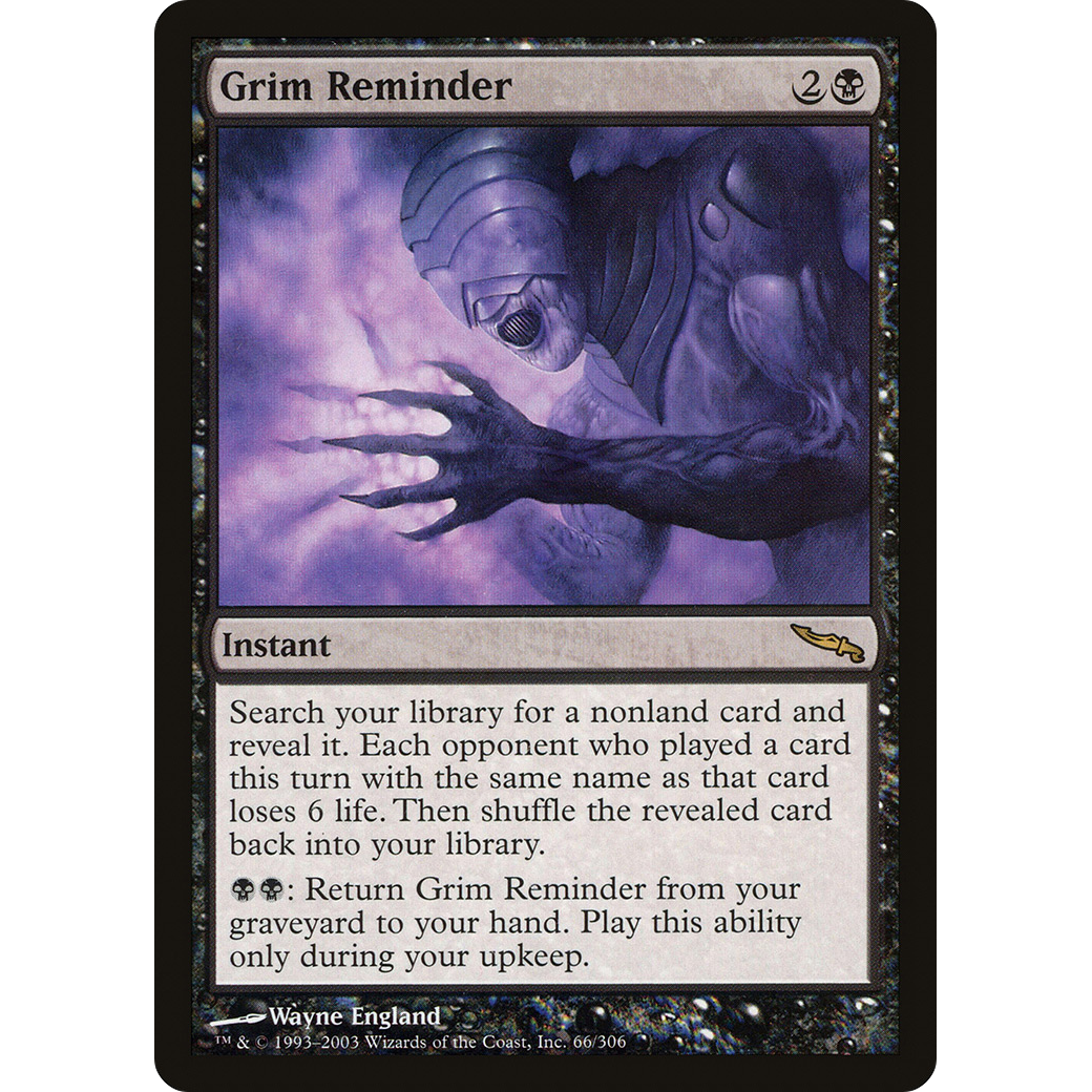 Grim Reminder (MRD-066) - Mirrodin Foil