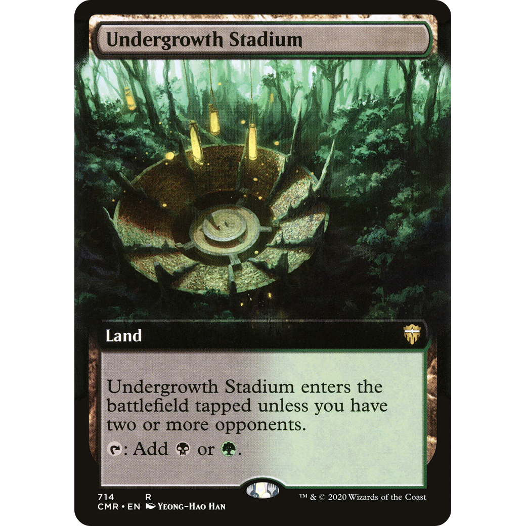 Undergrowth Stadium (Extended Art) (CMR-714) - Commander Legends: (Extended Art)