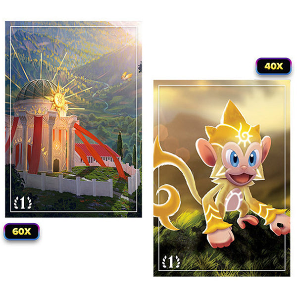 Elestrals: Daybreak - Card Sleeves: Temple of the Sun (60+40 ct)