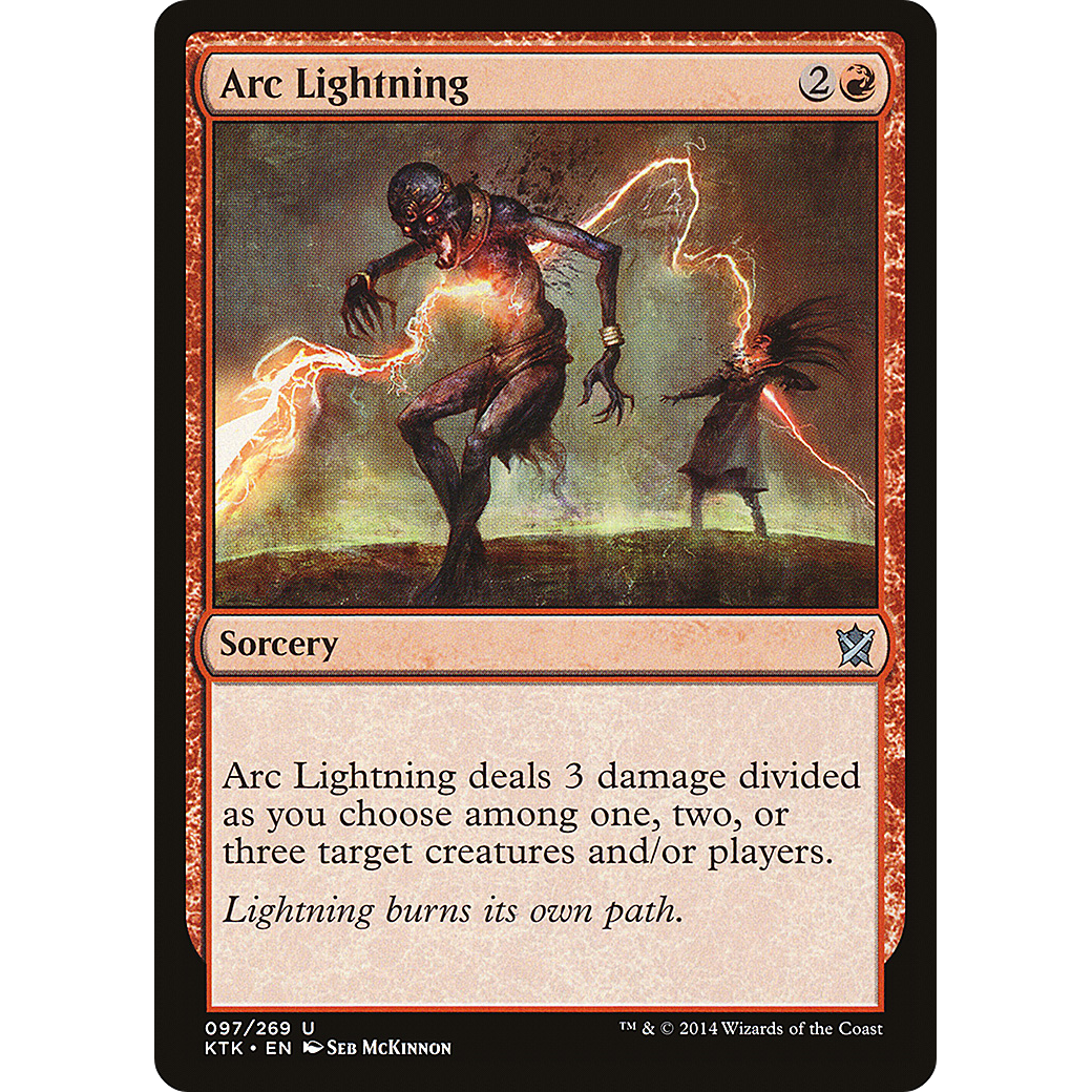 Arc Lightning (KTK-097) - Khans of Tarkir Foil