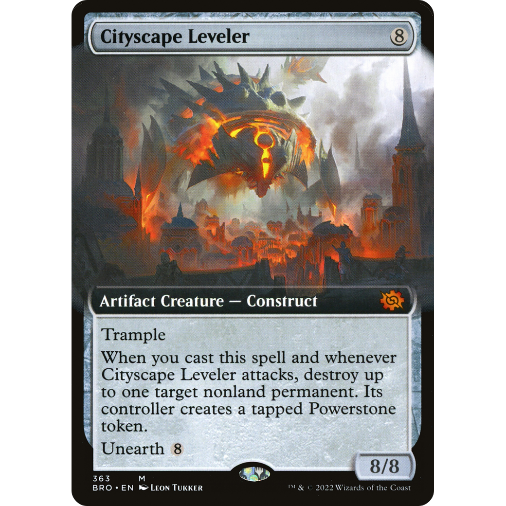 Cityscape Leveler (Extended Art) (BRO-363) - The Brothers' War: (Extended Art)