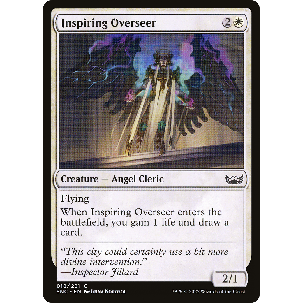 Inspiring Overseer (SNC-018) - Streets of New Capenna Foil