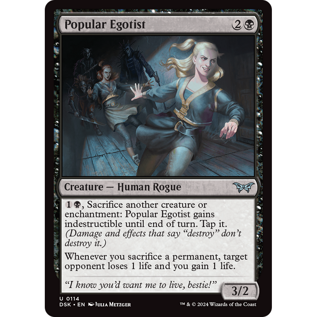 Popular Egotist (DSK-114) - Duskmourn: House of Horror