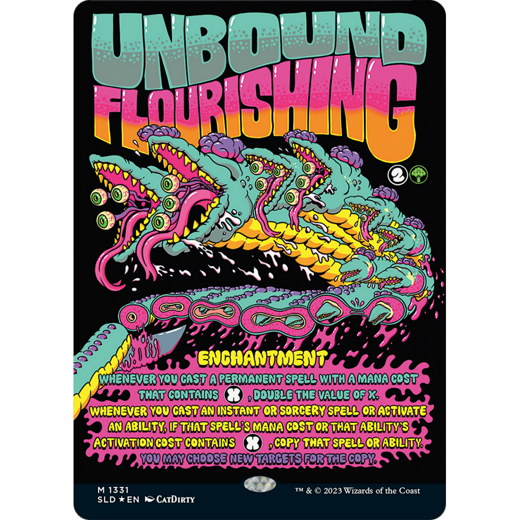 Unbound Flourishing (SLD-1331) - Secret Lair Drop (Borderless) Foil