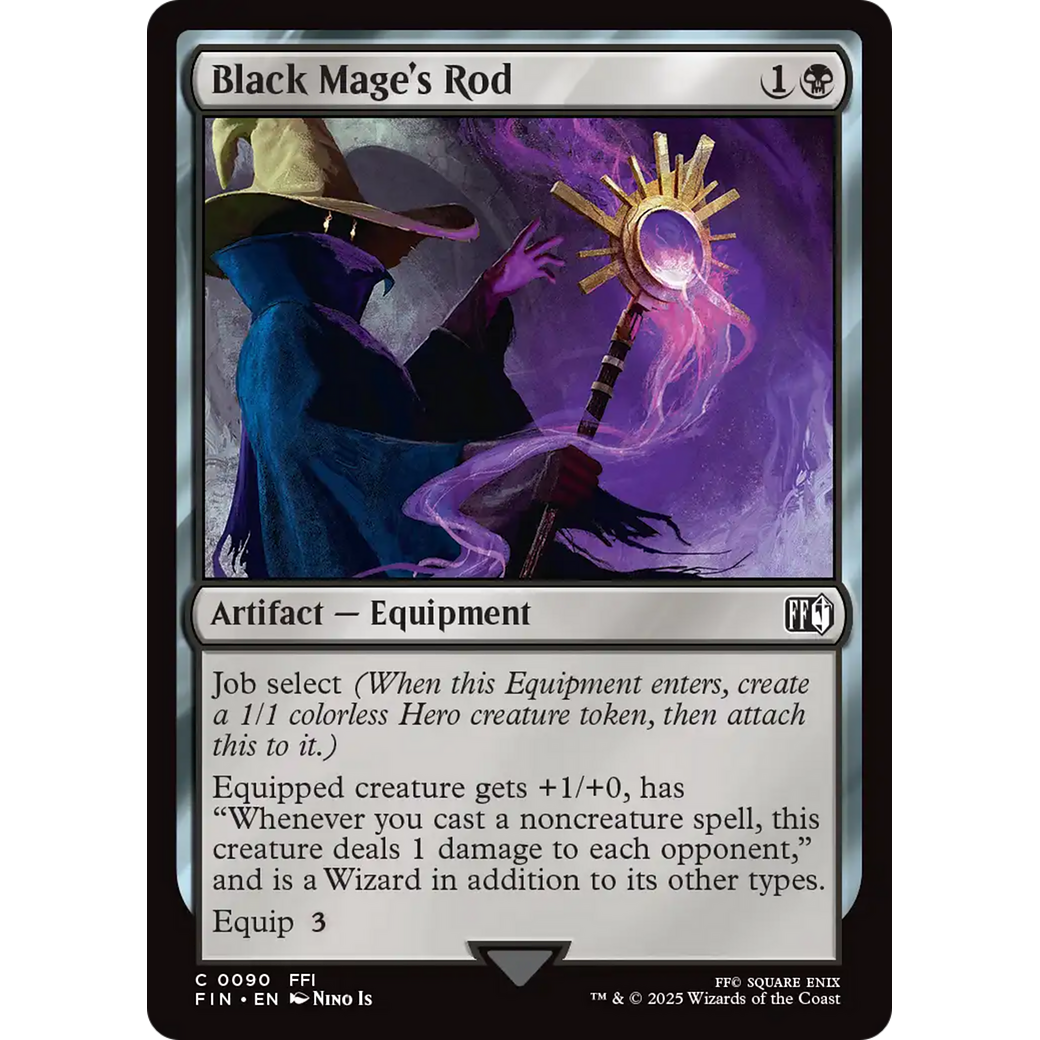 Black Mage's Rod (FIN-090) - FINAL FANTASY
