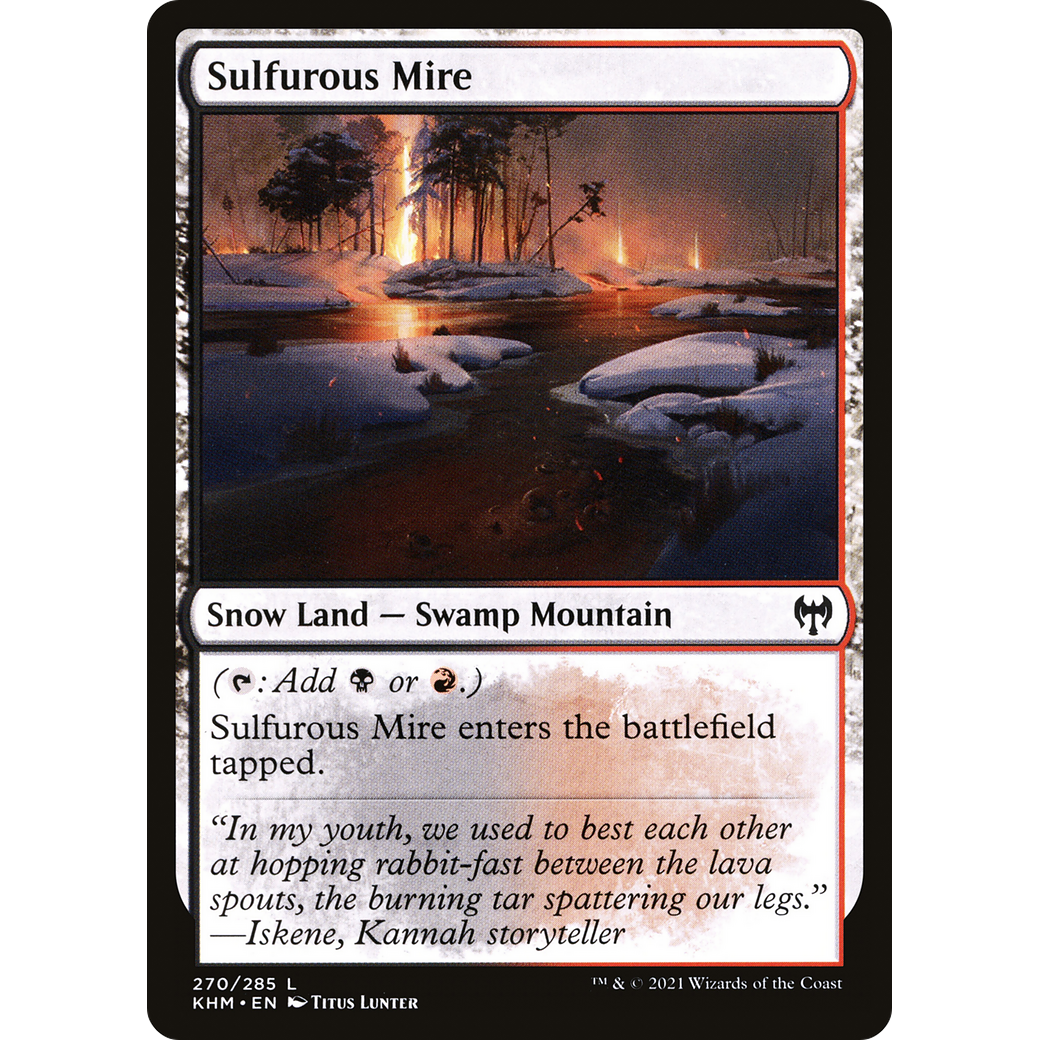 Sulfurous Mire (KHM-270) - Kaldheim: (snow)